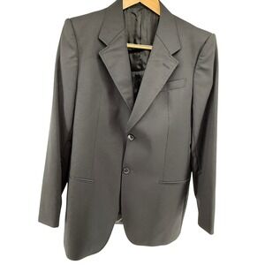 EMPORIO ARMANI 'JOSH LINE' MEN'S Black VIRGIN WOOL JACKET - SIZE 46 (IT 56)